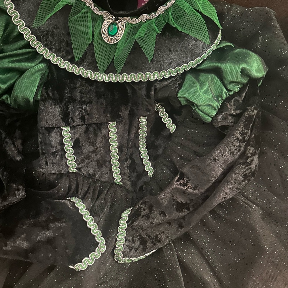 Acler Mystical Green and Black Kids Costume